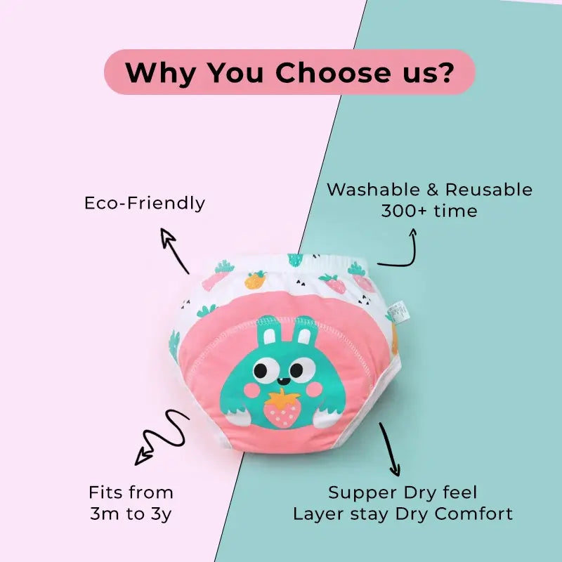 Kids Reusable Baby Diaper & Training Pants