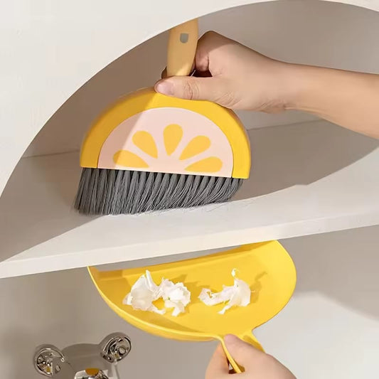 Mini Desktop Broom & Dustpan Set