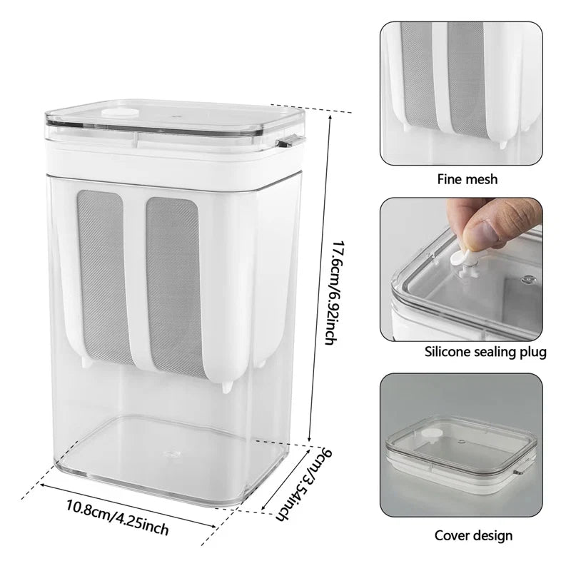 1100ML Greek Yogurt Maker and Beverage Strainer