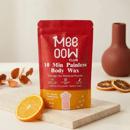 Painless Hair Removal Powder Mask | 10 Min Full Body Wax for Smooth Skin | 100% Results (PACK of 2)