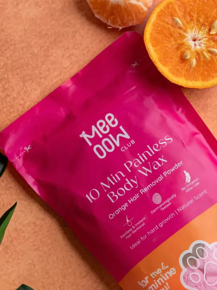 Painless Hair Removal Powder Mask | 10 Min Full Body Wax for Smooth Skin | 100% Results (PACK of 2)