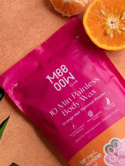 Painless Hair Removal Powder Mask | 10 Min Full Body Wax for Smooth Skin | 100% Results (PACK of 2)