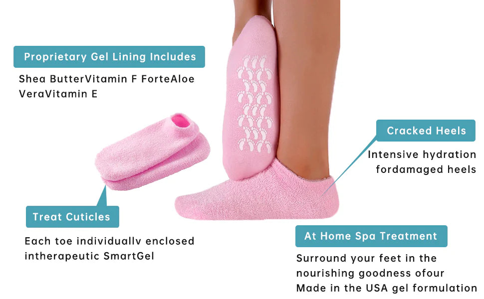 Moisturizing Spa Gel Socks