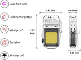 Rechargeable Waterproof Arc Lighter