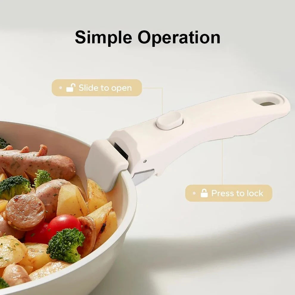 Universal Removable Handle for Hot Pots & Pans