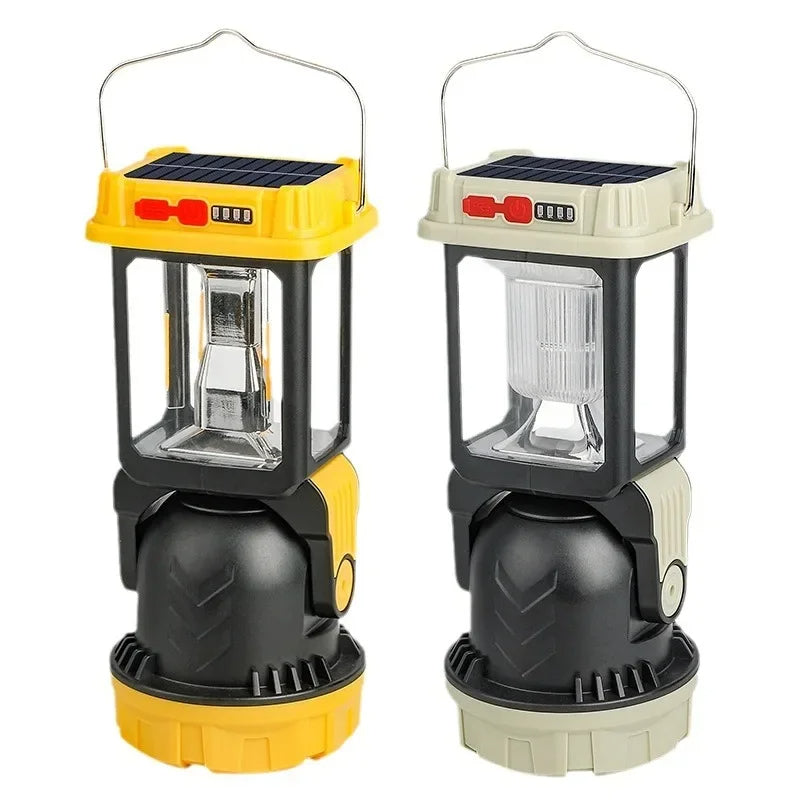 Multifunctional Solar Portable Rechargeable Led Searchlight