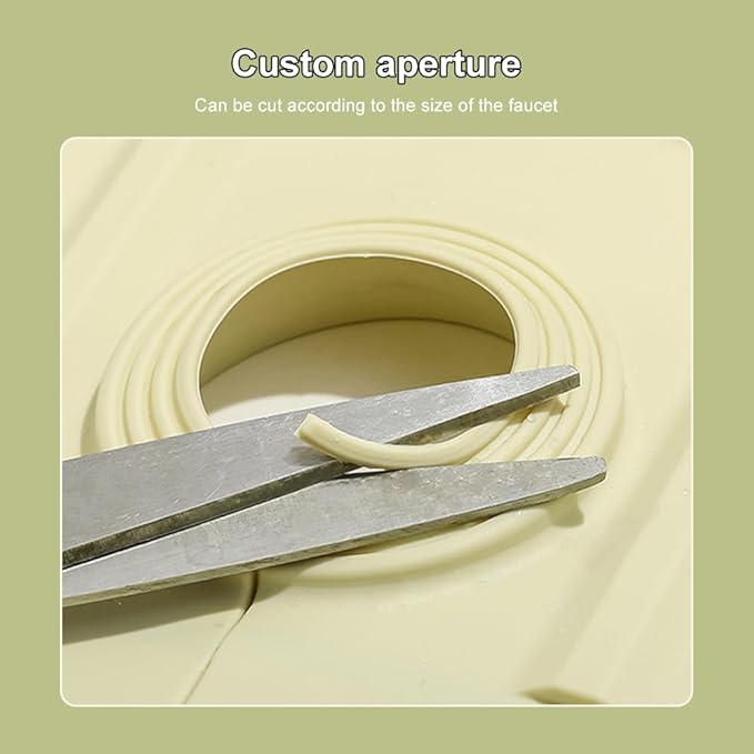 Silicone Faucet Drain Pad, Kitchen Faucet Mat, Bathroom Sink Draining Pad, Silicone Splash Guard