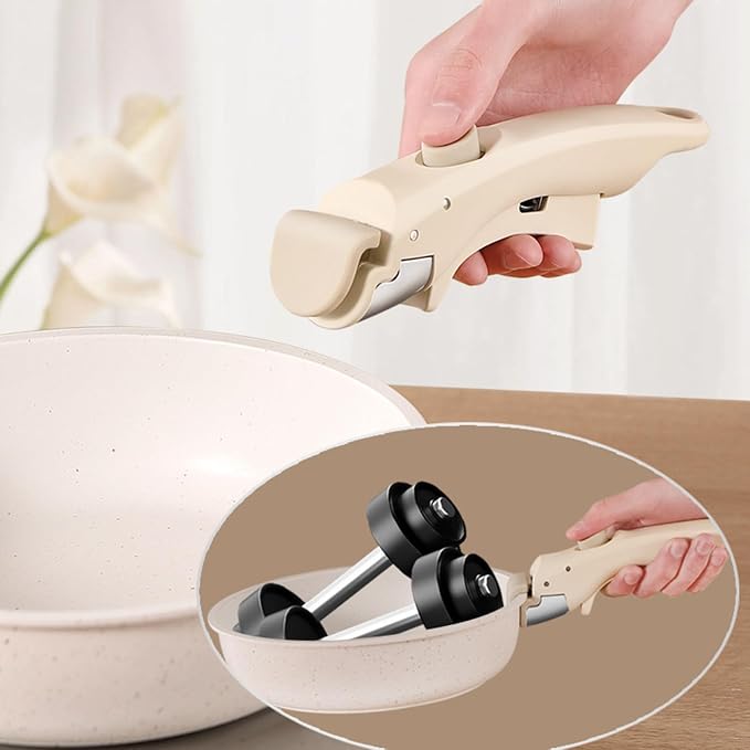 Universal Removable Handle for Hot Pots & Pans