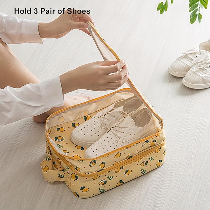 6 Pcs Travel Storage Bag + Tavel Shoe bag Organizer Deal