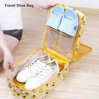 6 Pcs Travel Storage Bag + Tavel Shoe bag Organizer Deal