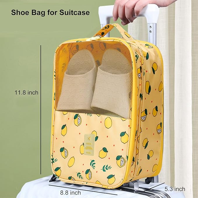 6 Pcs Travel Storage Bag + Tavel Shoe bag Organizer Deal