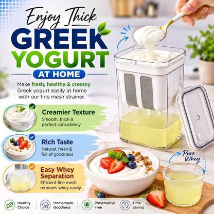 1100ML Greek Yogurt Maker and Beverage Strainer