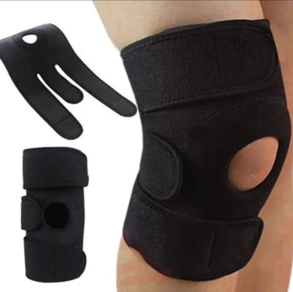 Open Patella Knee Support Brace – Adjustable Compression Sleeve for Pain Relief & Sports Injury Recovery.      2 PIECES(For 2 Knees)