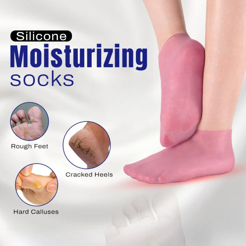 Silicone Moisturizing Socks - High Quality & Long Lasting