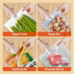 Portable Mini Sealing Machine – USB Rechargeable Food Bag Sealer