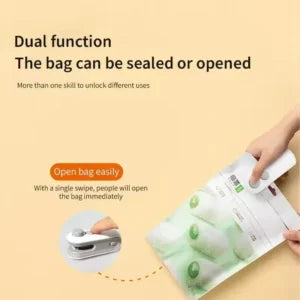 Portable Mini Sealing Machine – USB Rechargeable Food Bag Sealer