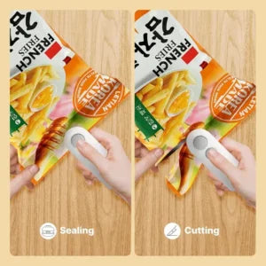 Portable Mini Sealing Machine – USB Rechargeable Food Bag Sealer