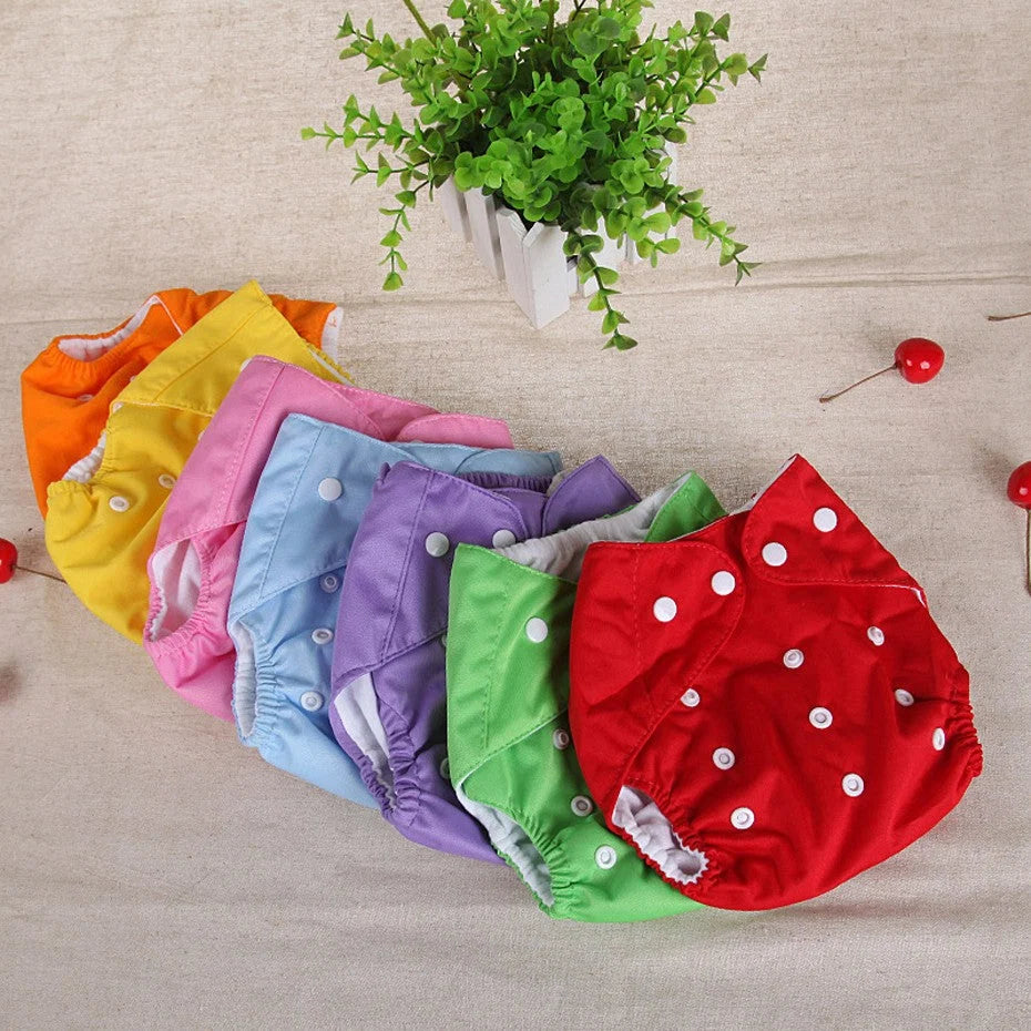 Washable Baby Cloth Diapers | Reusable & Adjustable Eco-Friendly Nappies