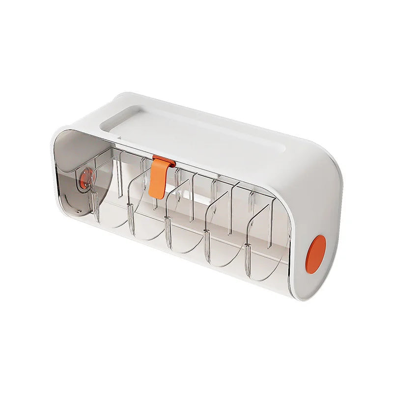 Multifuctional Socks Underwear Storage Wall-Mounted Punch Free Rack Holder Organizer