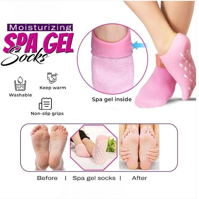 Moisturizing Spa Gel Socks