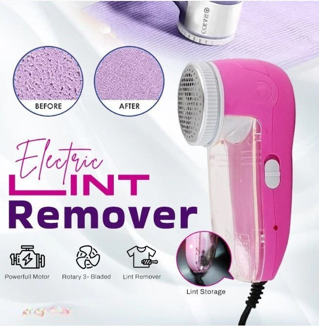 Electric Lint Remover Extended Bin