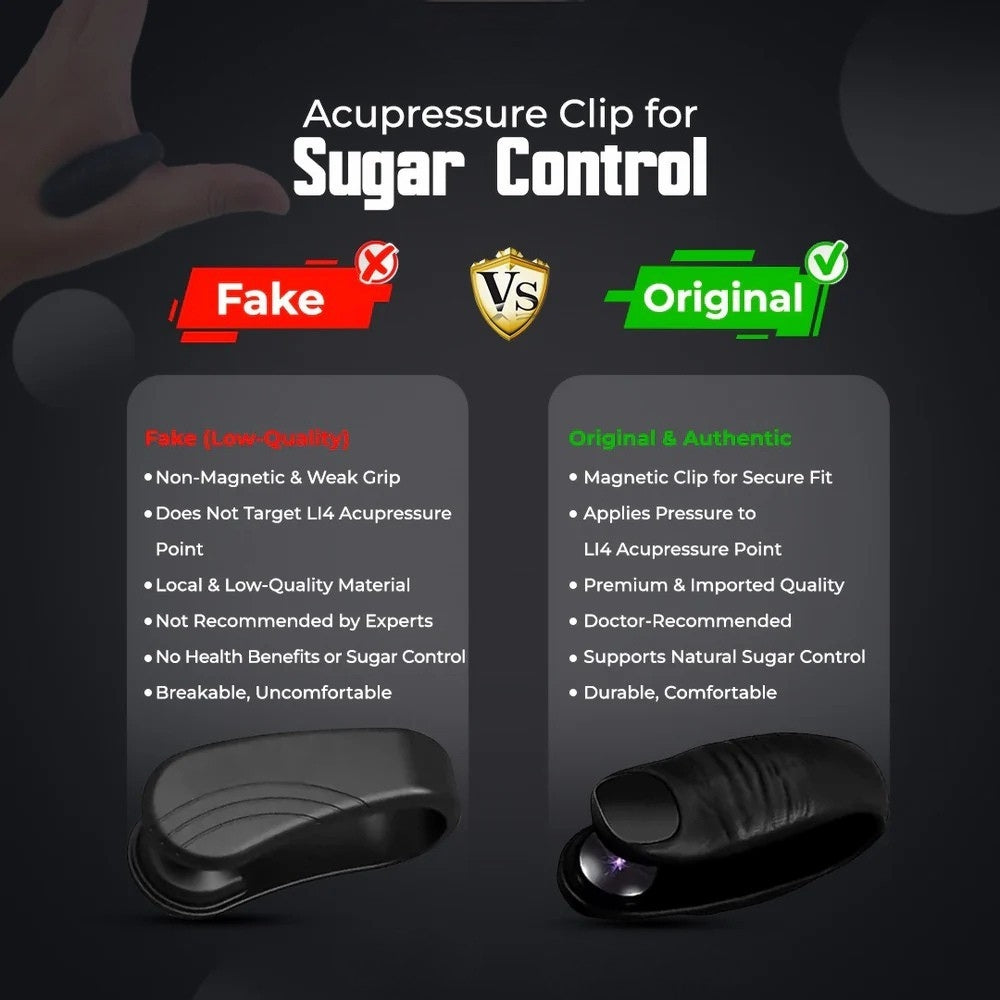 Acupressure Clip for Sugar Control