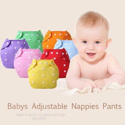 Washable Baby Cloth Diapers | Reusable & Adjustable Eco-Friendly Nappies