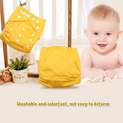 Washable Baby Cloth Diapers | Reusable & Adjustable Eco-Friendly Nappies