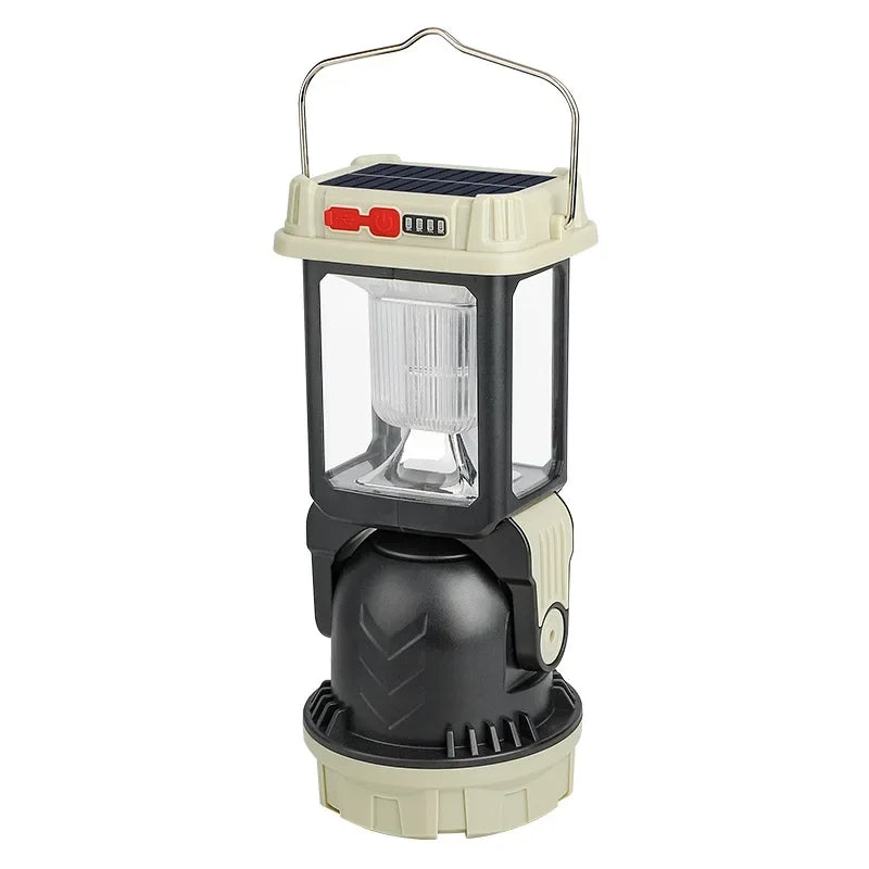 Multifunctional Solar Portable Rechargeable Led Searchlight