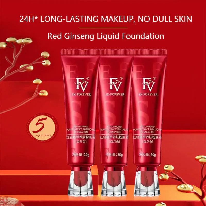 FV Liquid Foundation Oil Control Waterproof Hydrating Makeup Base Cream (Natural Shade For All)