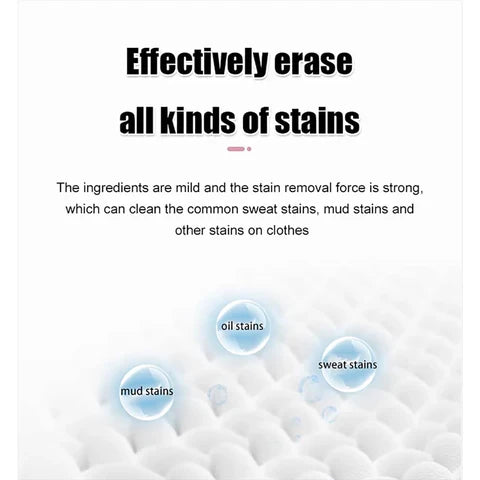 CLOTHES STAIN REMOVAL WET WIPES STAIN INDIVIDUALLY WRAPPED