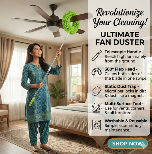 Microfiber Ceiling & Fan Cleaning Brush