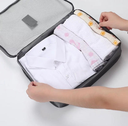 6 Pcs Travel Storage Bag, Clothes Tidy Organizer, Wardrobe Suitcase Pouch Travel Organizer, Shoe Packing Cube Bag, Secret Pouch Bag