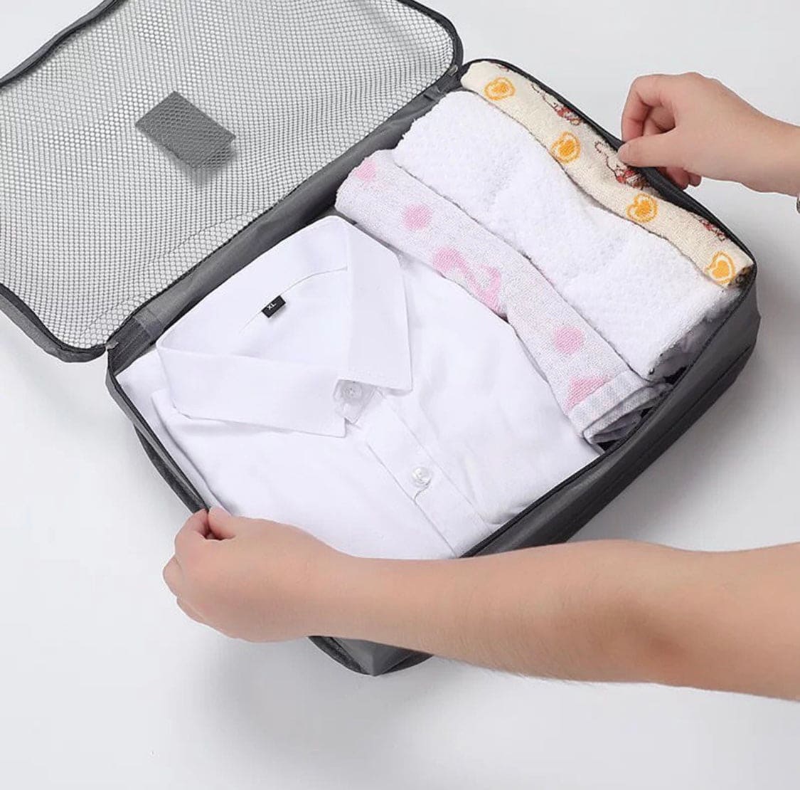 6 Pcs Travel Storage Bag + Tavel Shoe bag Organizer Deal