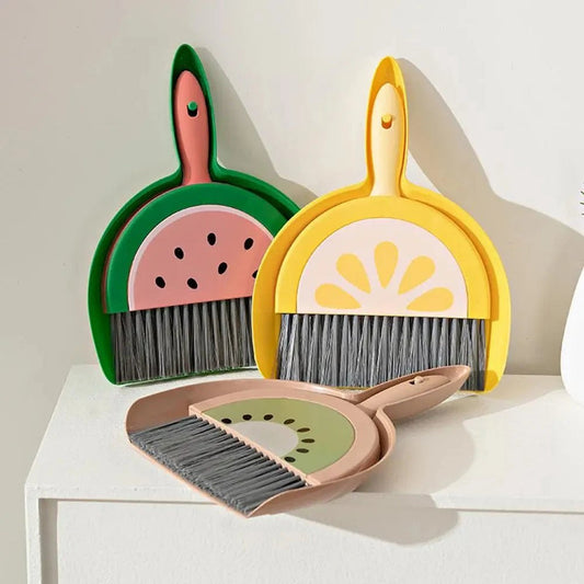 Mini Desktop Broom & Dustpan Set