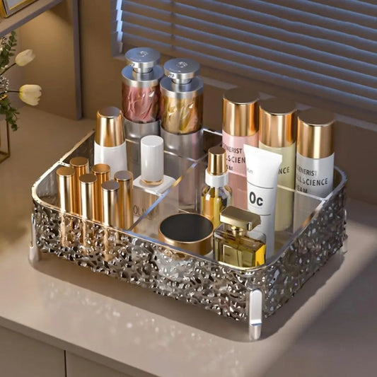 Acrylic Glacier Style Makeup Organizer
