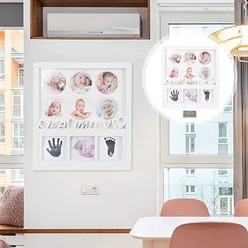 New Born Baby Photos Frame (Plastic)