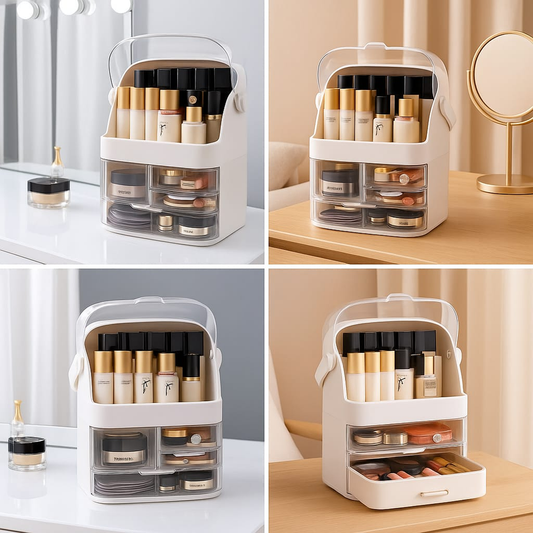Luxurious Stylish Cosmetics Storage Organizer Box