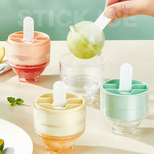 Acrylic Ice Popsicle Mold (4Pcs)