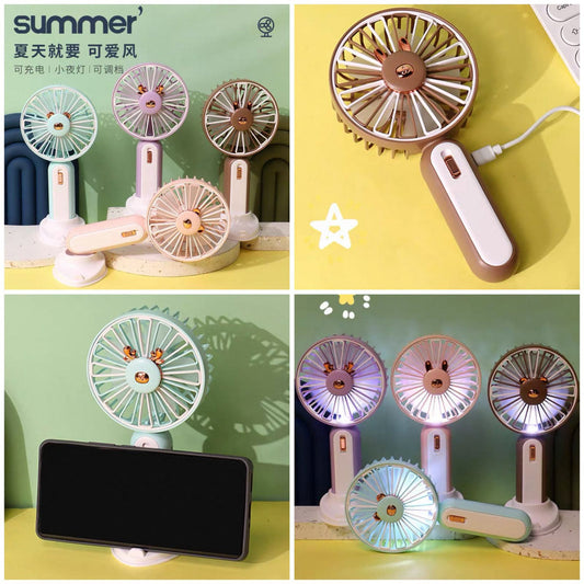 Portable Mini Hand Fan Flower Shape
