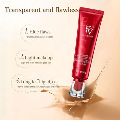 FV Liquid Foundation Oil Control Waterproof Hydrating Makeup Base Cream (Natural Shade For All)